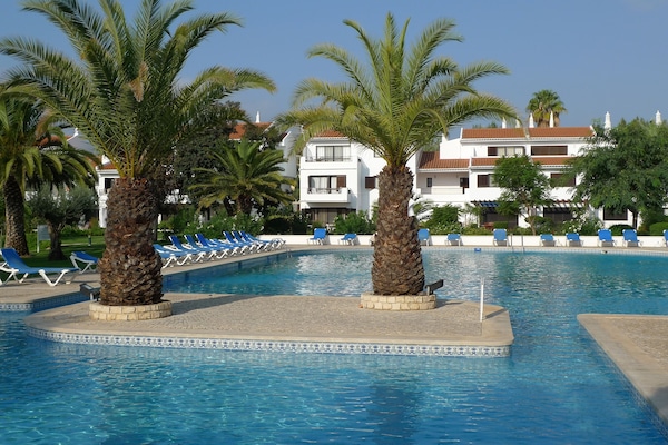 Apartment viewed from the pool