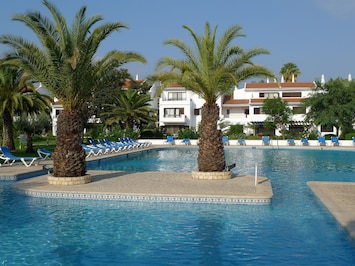 Apartment viewed from the pool