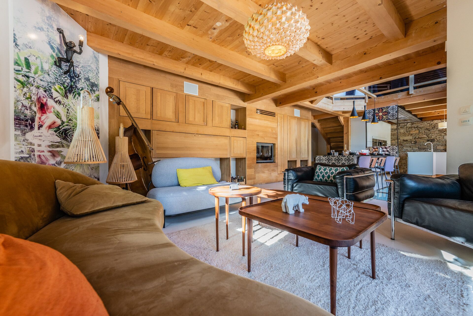 Serre Chevalier 1200 luxury chalet, relaxation area, sauna, spa, home cinema