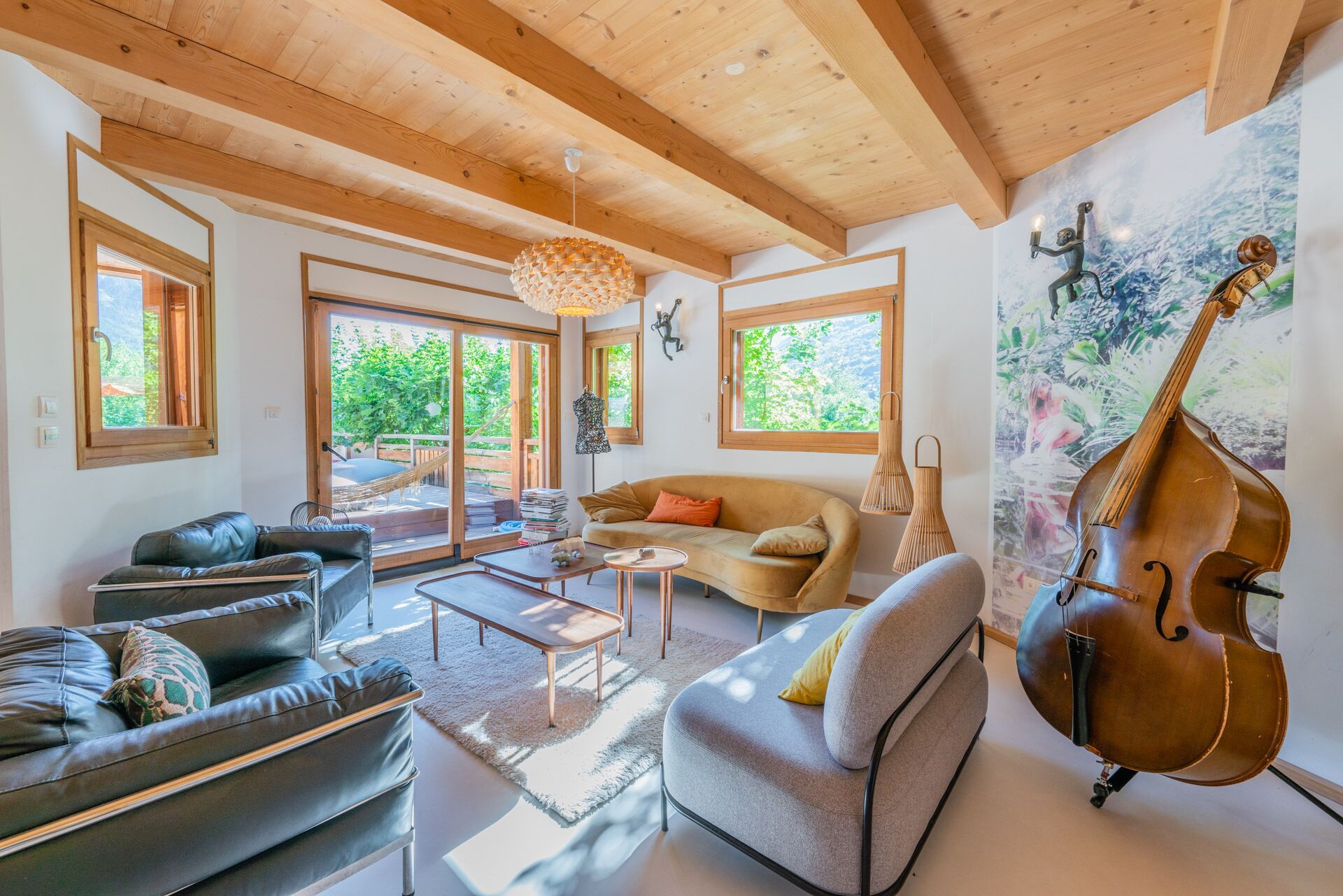 Serre Chevalier 1200 luxury chalet, relaxation area, sauna, spa, home cinema