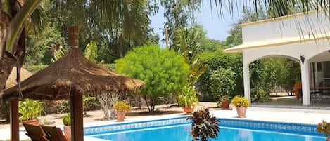 Outdoor pool, an infinity pool