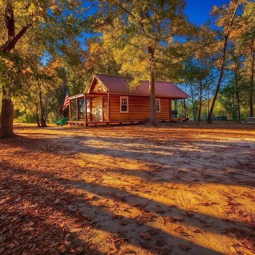 Cozy Cabin on the Creek with 2 beautiful private sandbars