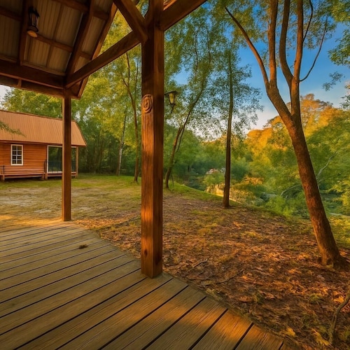 Cozy Cabin on the Creek with 2 beautiful private sandbars