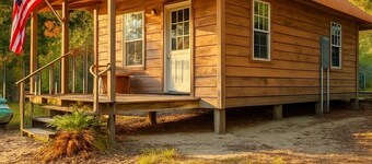 Cozy Cabin on the Creek with 2 beautiful private sandbars