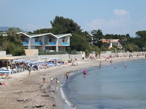 On the beach