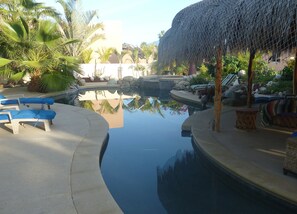 Outdoor pool, a heated pool - Beachfront, private pool, spacious, tranquil  (Todos Santos)
