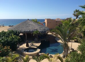 Outdoor pool, a heated pool - Beachfront, private pool, spacious, tranquil  (Todos Santos)
