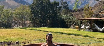 Luxury house in Sacred Valley. Modern comfort, rustic style, stunning views