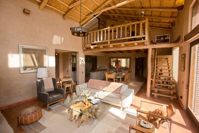 Luxury house in Sacred Valley. Modern comfort, rustic style, stunning views