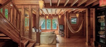 Wooden house with private pool - Prado do Xisto