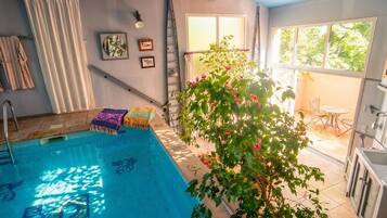 Piscine couverte, piscine chauffée