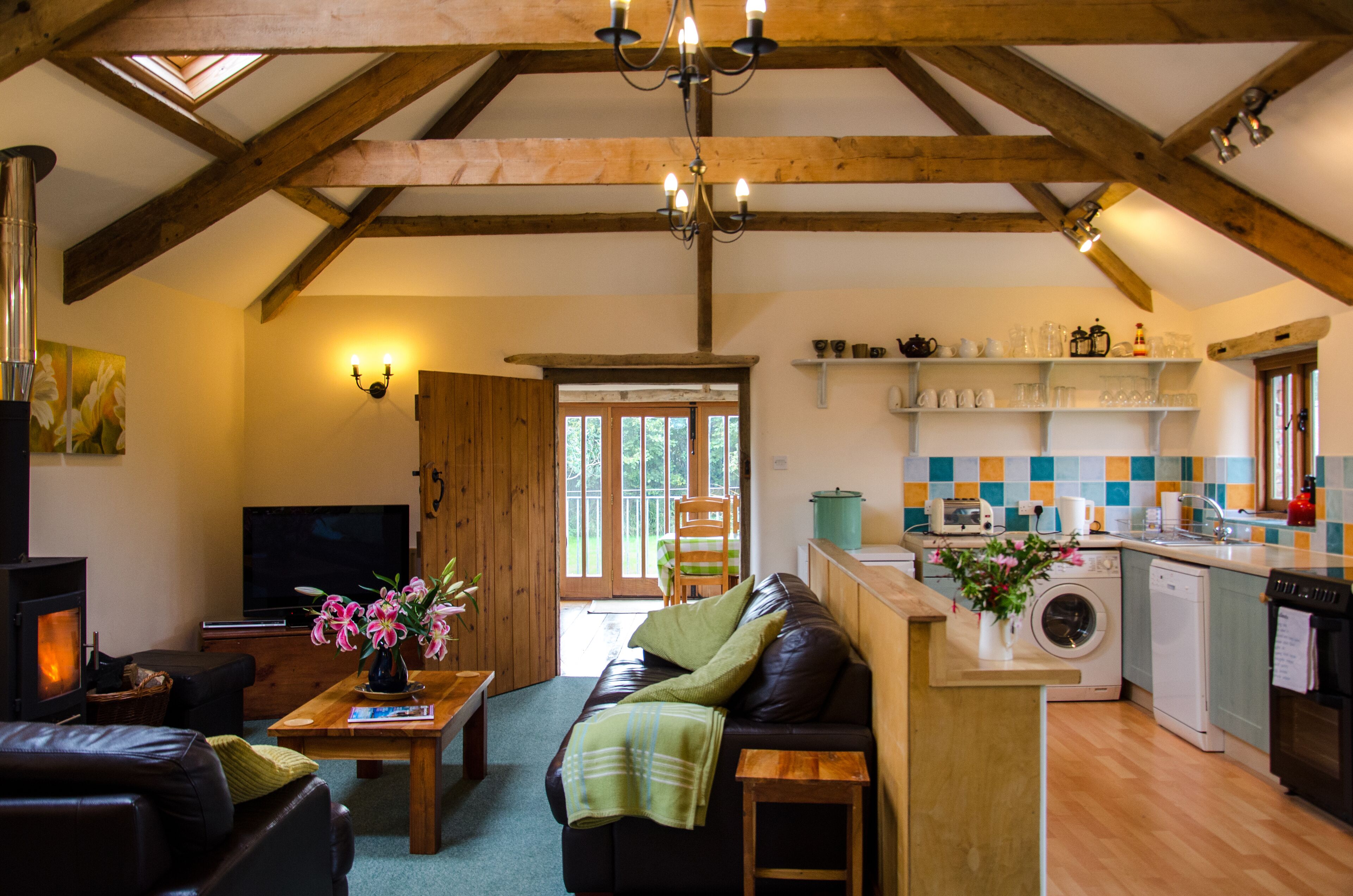Spacious,converted barn near beach at Crackington Haven, nr. Bude.