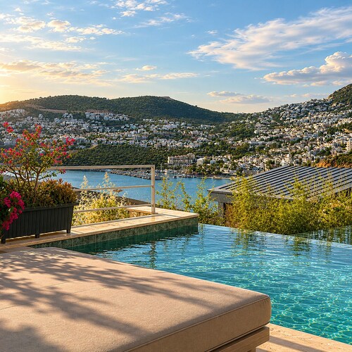 Luxury Villa in Kalkan, Steps to Beach and Sea Views from Every Room.