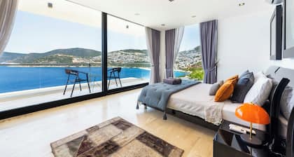 Kalkan Luxury Villa meters away from Beaches with sea views from all rooms