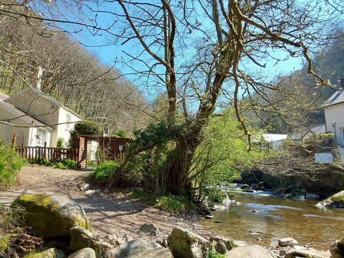 Cottage by the East Lyn River in the heart of Exmoor National Park near Lynmouth