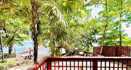 Stay & Dive! Ocean front, Cozy Casita steps to the waters edge!