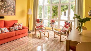 Smart TV, table football, books