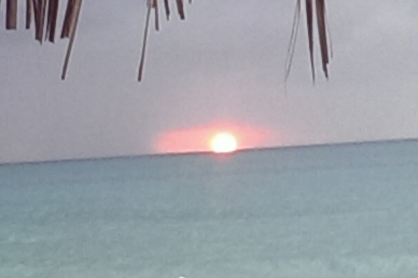 Sunset from the beach