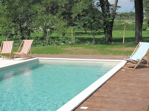 Villa Gracisce:
Pool area 