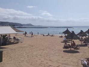 On the beach