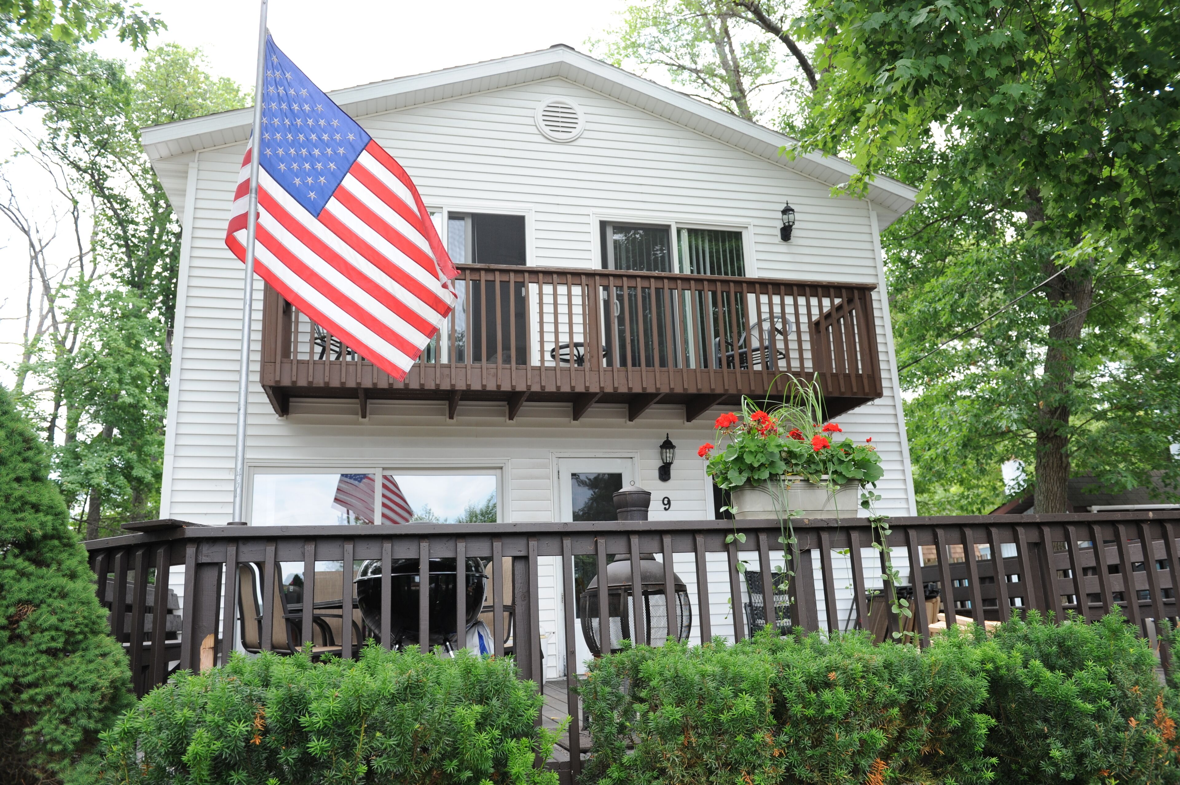 Roomy three bedroom two bath private home with lake view/access. ORV friendly!