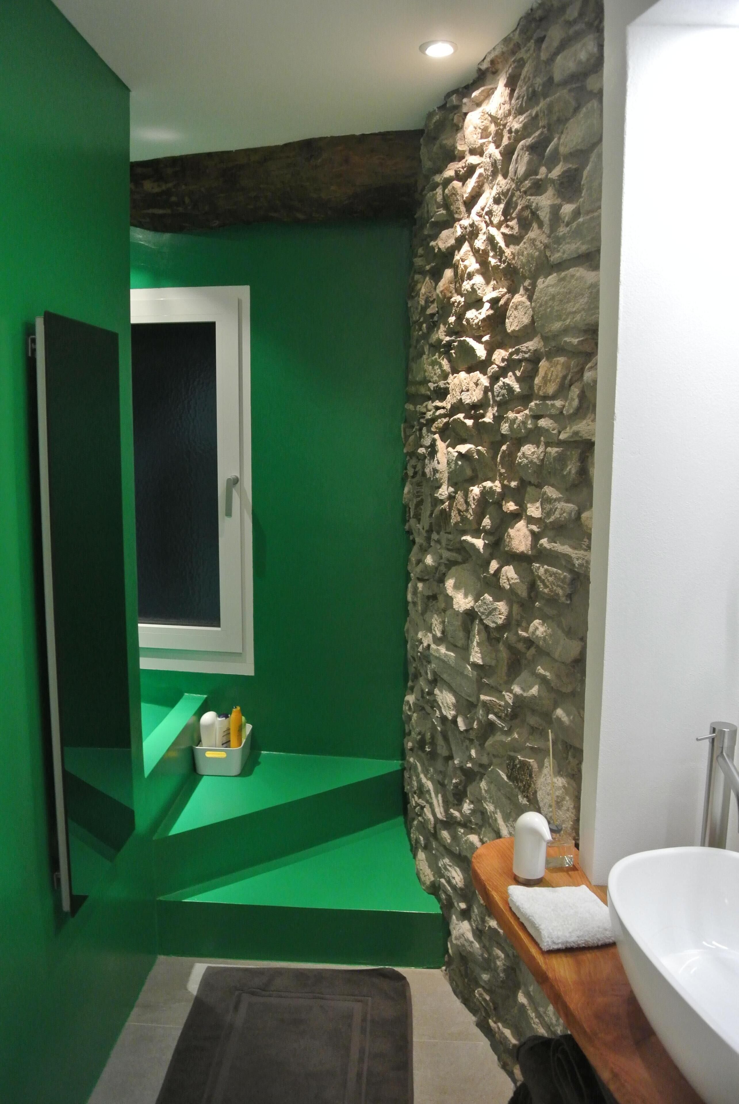 Our apartment, mix of old and design, is at the foot of Mount Lema