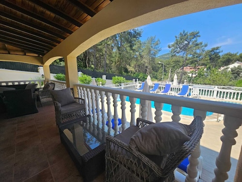 Private Villa in Hisaronu adjacent to Pine Forest with Private Pool & Baby Pool
