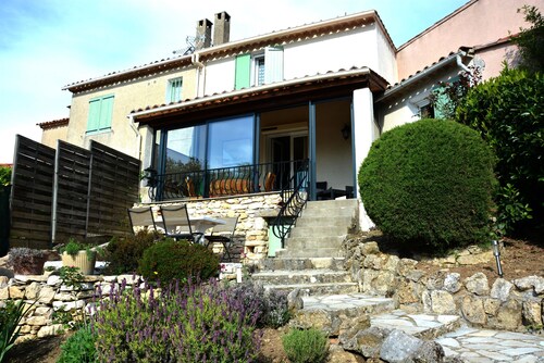 holiday home in the Alpes de Haute Provence in a village character