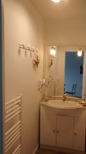 Douche, sèche-cheveux, papier toilette