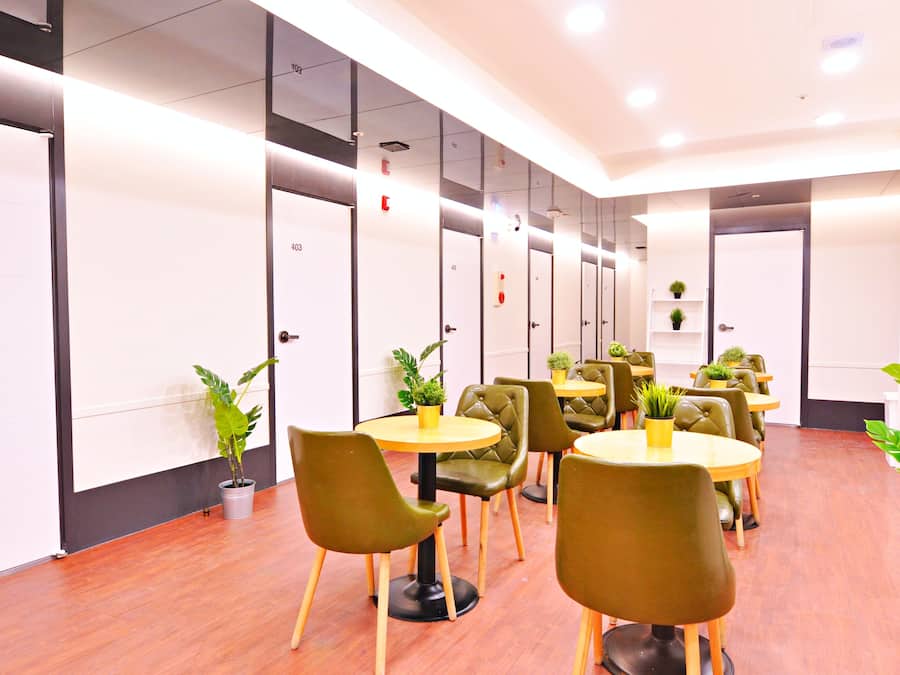Sala de estar en el lobby