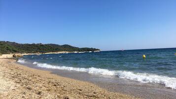 Vlak bij het strand, strandlakens