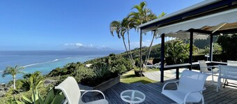 Villa Tiare amazing view - private pool - 4 bedrooms- up to 7 pers