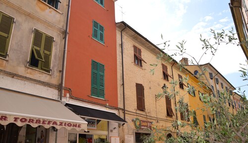 The Tower-house in the historical center of Sarzana