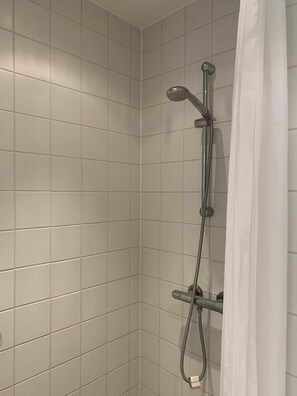 Shower, hair dryer
