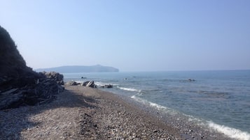 On the beach
