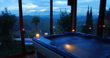 Villa de lujo: viñedos, 14 huéspedes, piscina climatizada y spa, cocina gratuita, vino gratis
