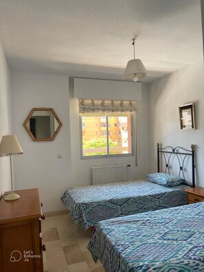 3 bedrooms, iron/ironing board, travel cot, WiFi