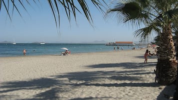 Vlak bij het strand