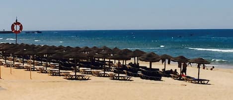 Beach nearby, beach towels