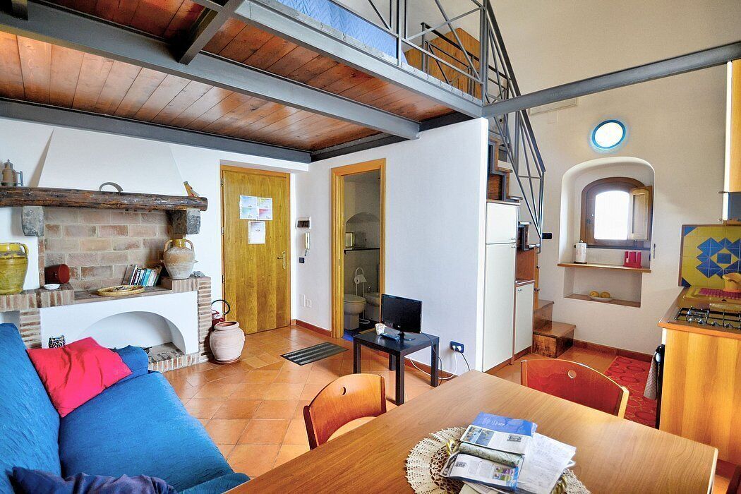 Villa Merlata: A charming apartment created inside an ancient watch tower.