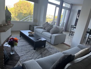 TV, fireplace, stereo