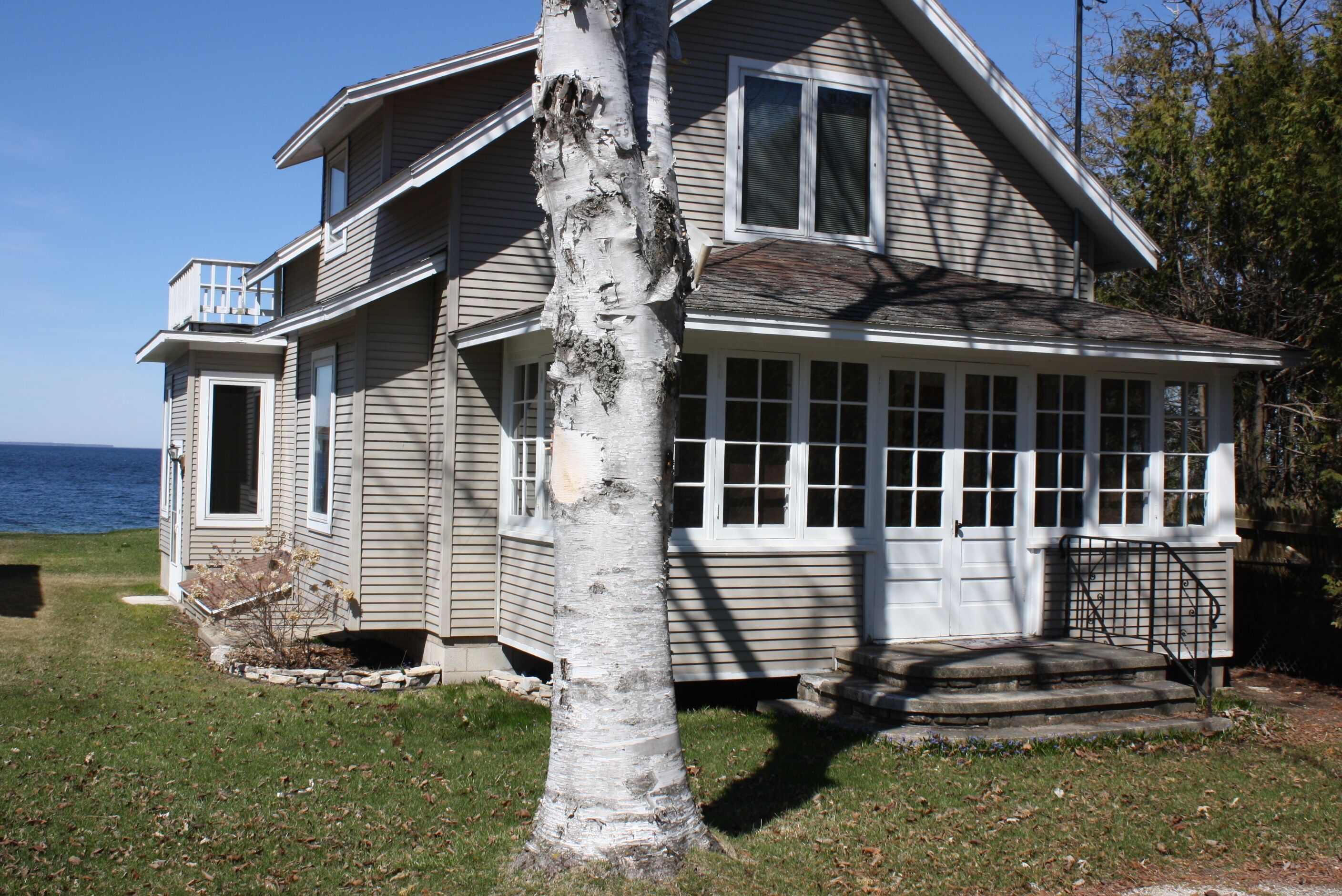 Enjoy Your Own Private View Of Sister Bay Sunsets on the Waterfront