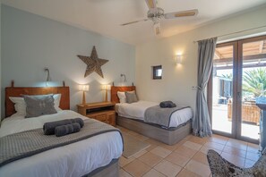 4 bedrooms, in-room safe, iron/ironing board, free WiFi