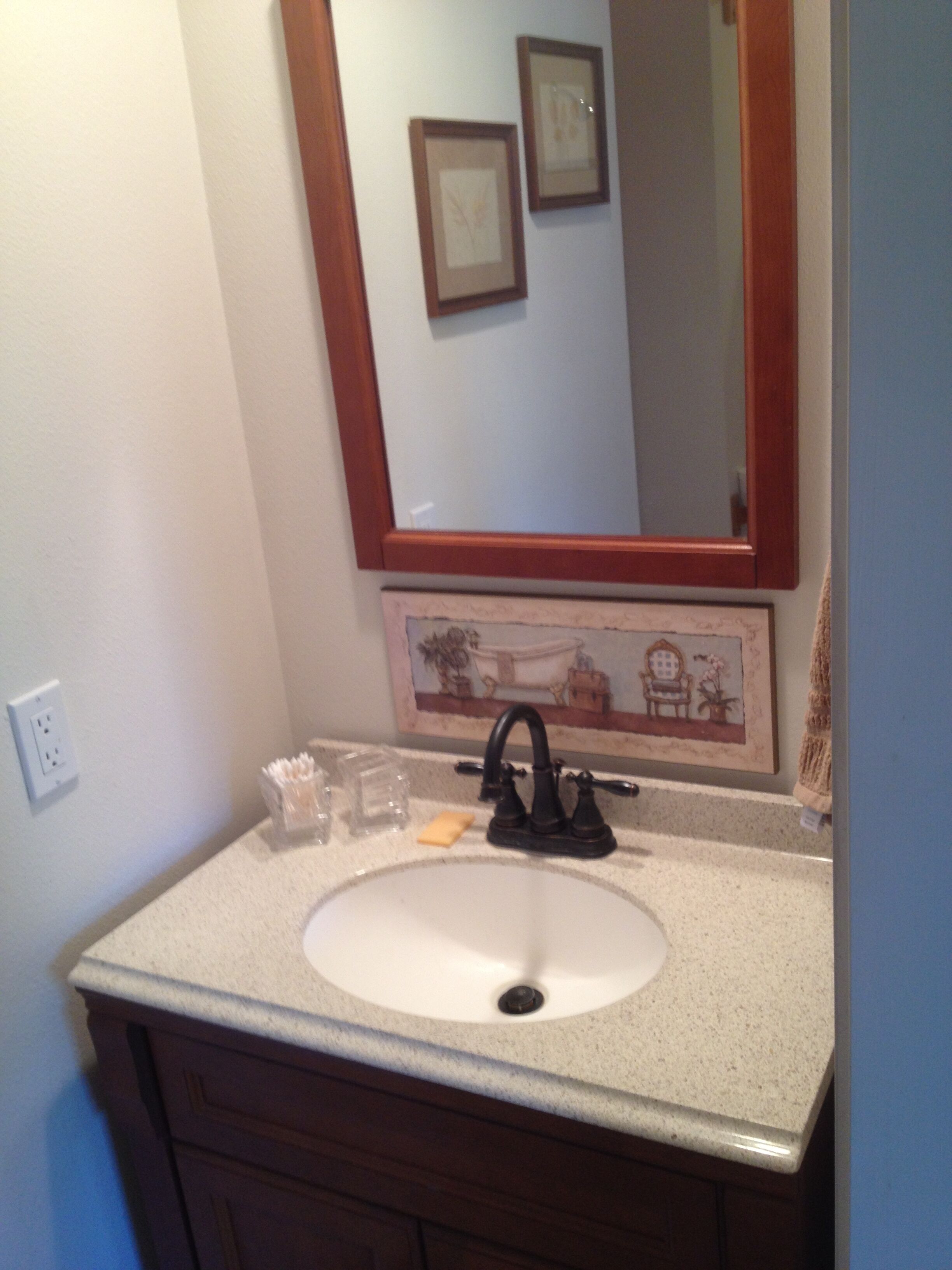 Private cabin overlooking a valley, pastures, and forrests