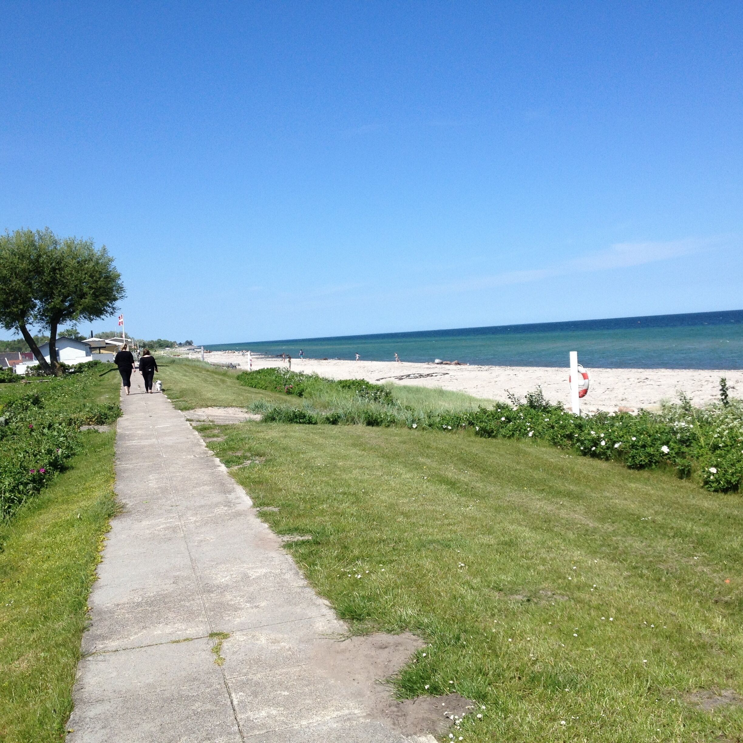 Accommodatie ligt op het strand