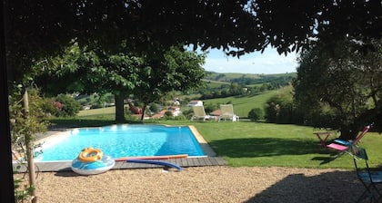 Studio beautiful view of the Pyrenees
