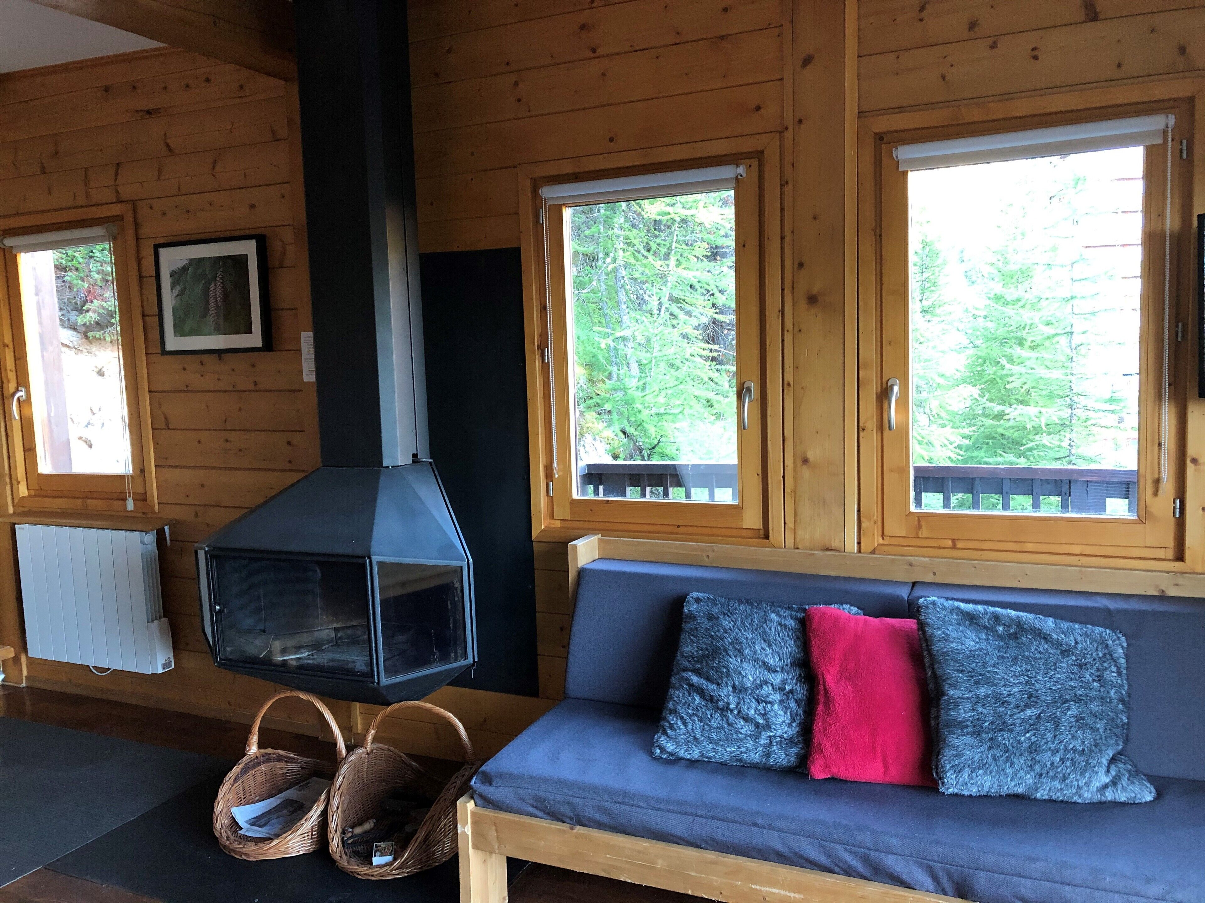 تلفزيون، مدفأة