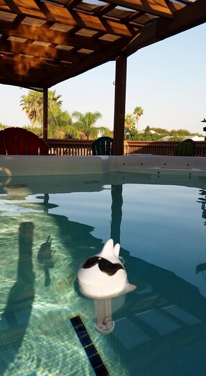 Una piscina climatizada
