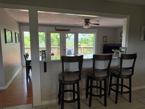 Scenic And Relaxing Lake Home - Deck Offers  One of Absolute Best Lake Views