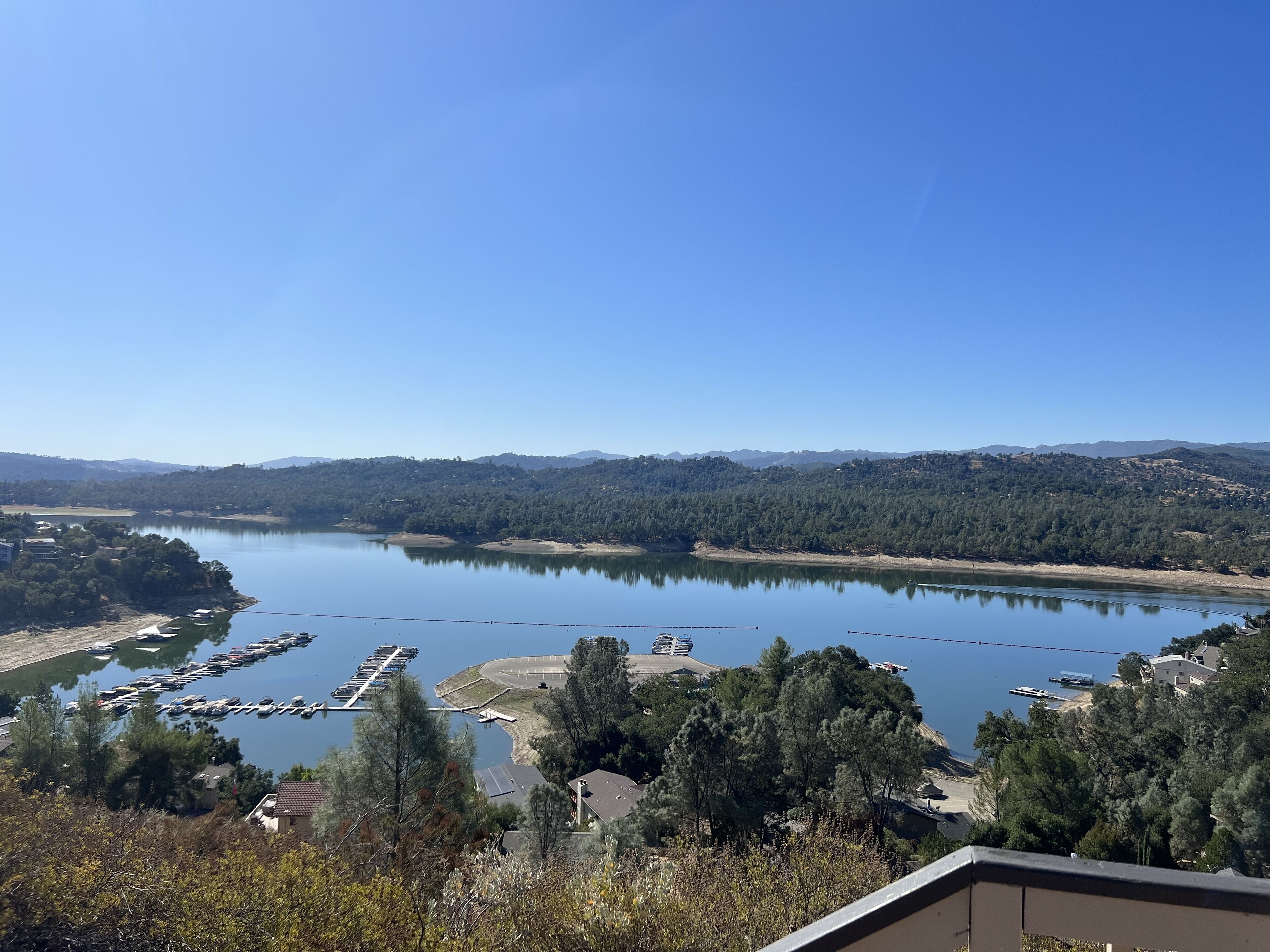 Vue depuis l’hébergement